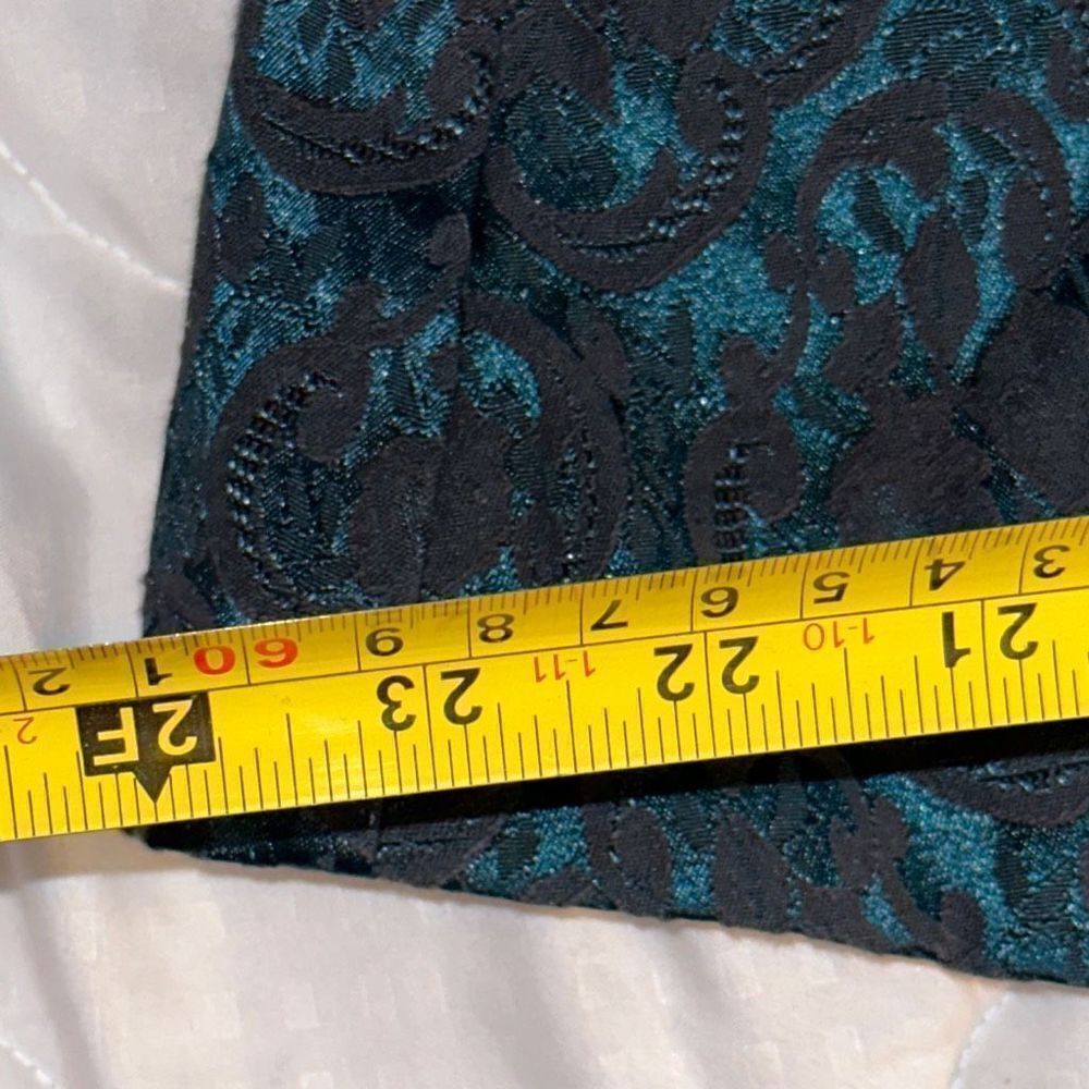 Forever 21 Above Knee Dress Size 5 Black and Teal - Picture 9 of 9